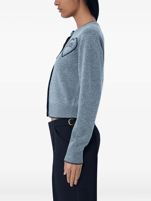 Chloé cropped cardigan - Grey - zdjęcie produktu nr 2