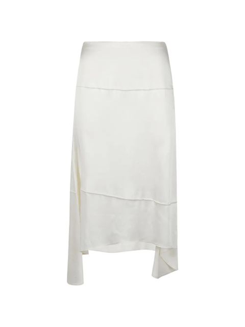 Victoria Beckham panelled asymmetric skirt - White - zdjęcie produktu nr 1