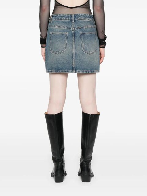 Givenchy 4G-chain mini skirt - Blue