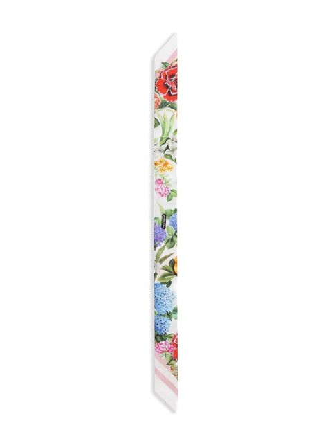 Dolce & Gabbana floral-print headscarf - White