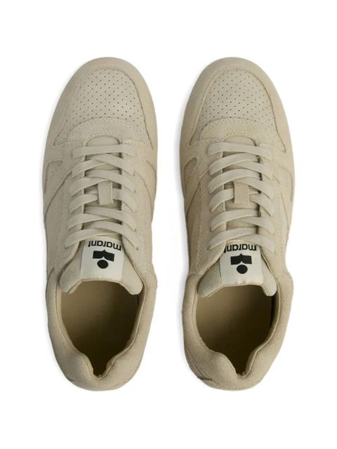 ISABEL MARANT perforated low sneakers - Neutrals