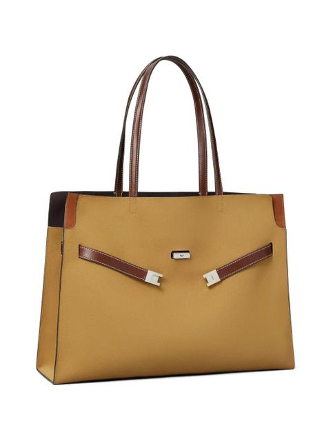 Tory Burch Lee Radziwill canvas tote - Neutrals