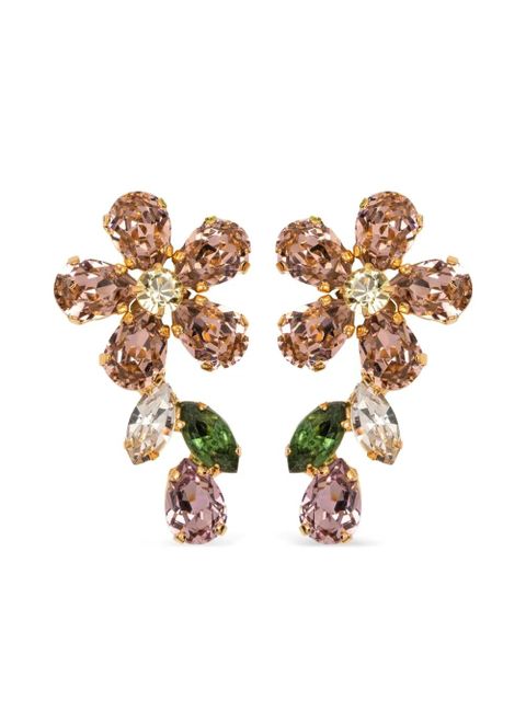 Jennifer Behr Odelia flower earrings - Gold - zdjęcie produktu nr 1