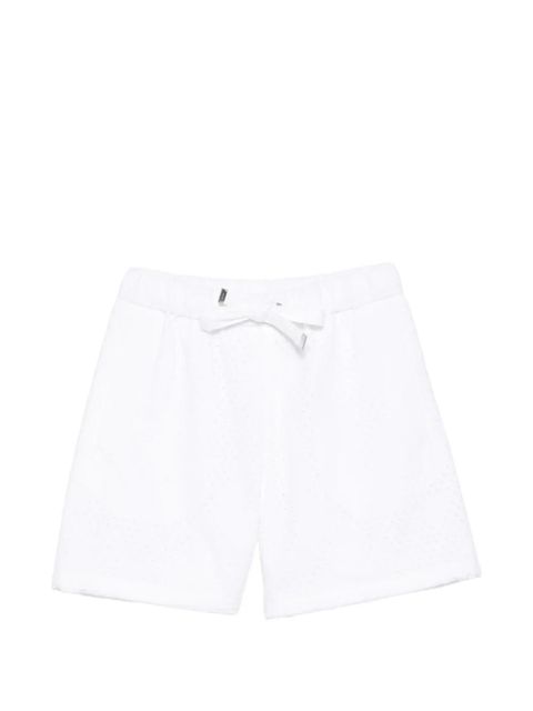 Moncler drawstring textured shorts - White - zdjęcie produktu nr 1