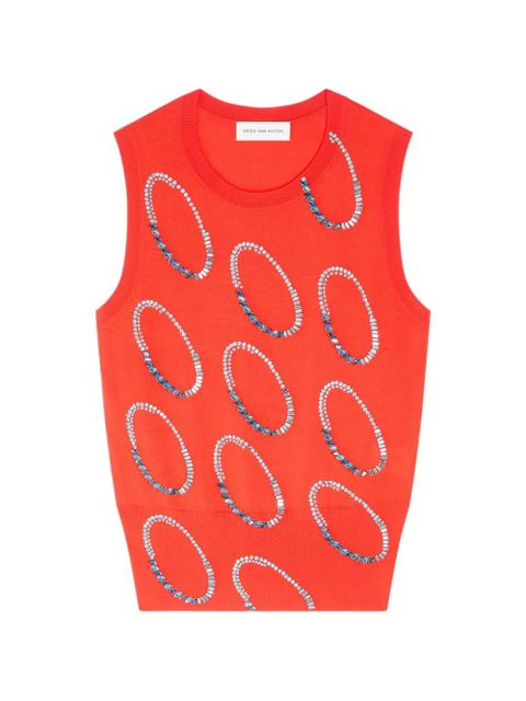 DRIES VAN NOTEN embroidered vest - zdjęcie produktu nr 1