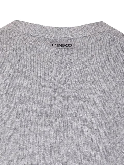 PINKO mélange-effect cardigan - Grey
