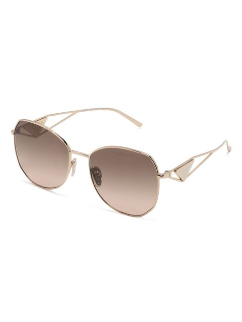 Prada Eyewear gradient oversized-frame sunglasses - Gold - zdjęcie produktu nr 2