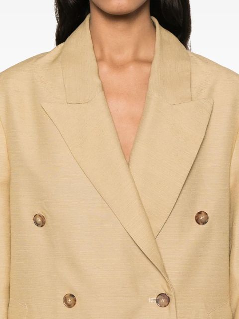 LouLou de Saison double-breasted coat - Neutrals
