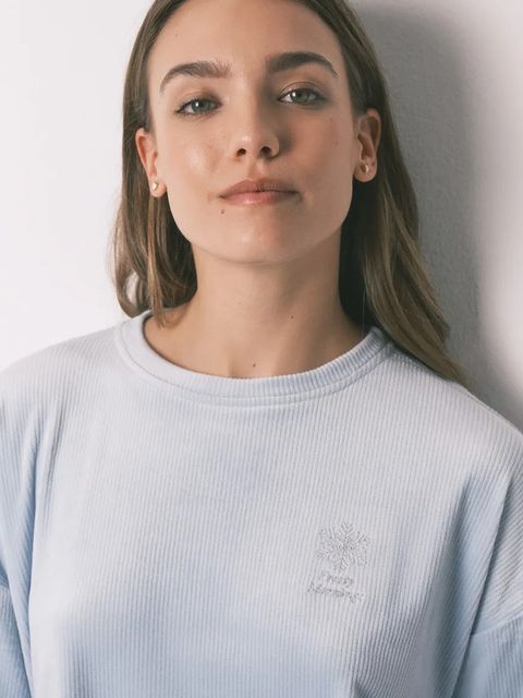 women'secret komplet piżamowy damska kolor niebieski 3592488