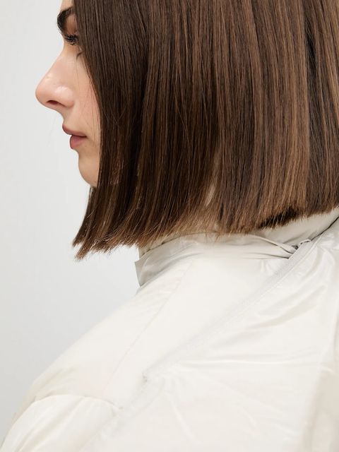 Karl Lagerfeld Jeans kurtka kolor beżowy zimowa A4W15020