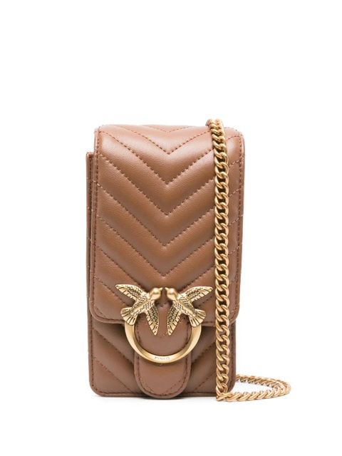 PINKO Love One smartphone bag - Brown - zdjęcie produktu nr 1