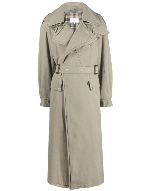 Maison Margiela deconstructed trench coat - Green - zdjęcie produktu nr 1
