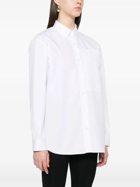 Gucci embossed poplin shirt - White