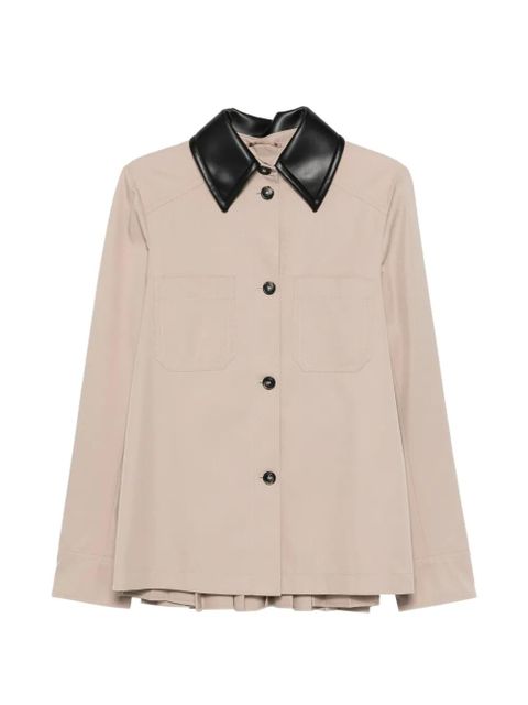 Sportmax pleated-back jacket - Neutrals - zdjęcie produktu nr 1