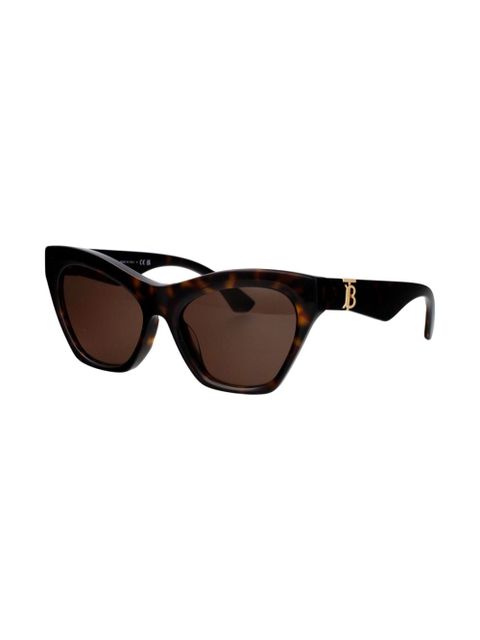 Burberry Eyewear tortoiseshell cat-eye frame sunglasses - Brown - zdjęcie produktu nr 2