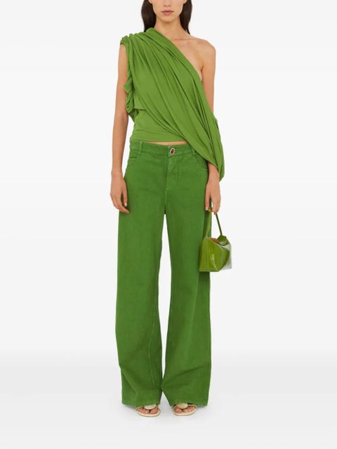 Christopher Esber five-pocket cotton jeans - Green - zdjęcie produktu nr 2