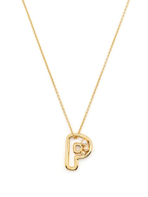 Missoma pearl-embellished initial pendant necklace - Gold - zdjęcie produktu nr 1