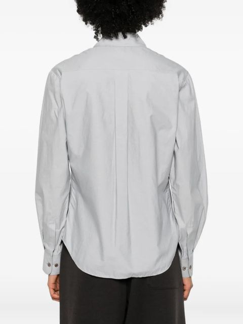 LEMAIRE button-down long-sleeve shirt - Blue