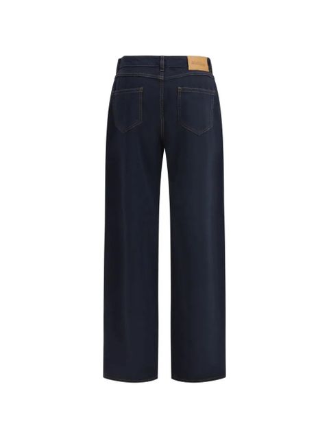 Max Mara contrast-stitch five-pocket jeans - Blue - zdjęcie produktu nr 2