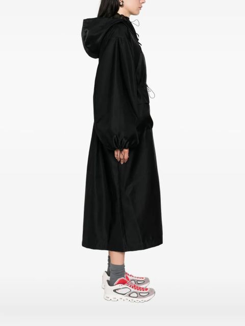 Cecilie Bahnsen hooded coat - Black