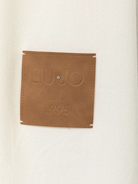 Liu Jo szalik damski kolor beżowy gładki 2F5048.T0300 - zdjęcie produktu nr 2