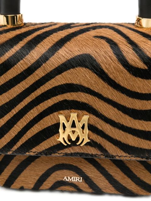 AMIRI micro MA Zebra tote bag - Brown