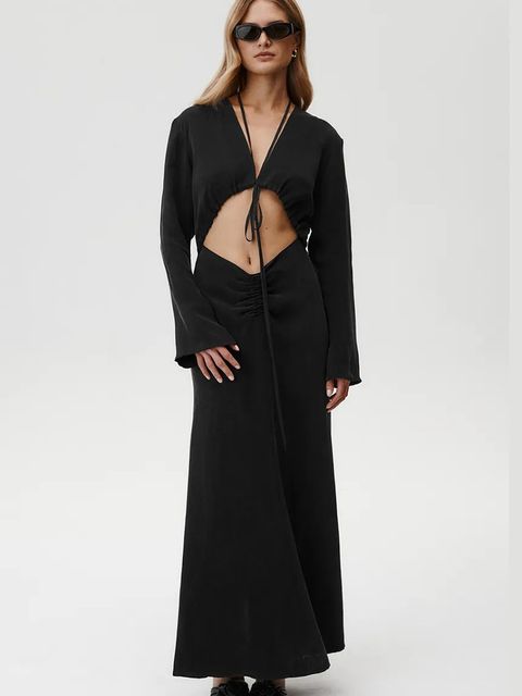 Undress Code sukienka Lilith Dress kolor czarny midi rozkloszowana 881