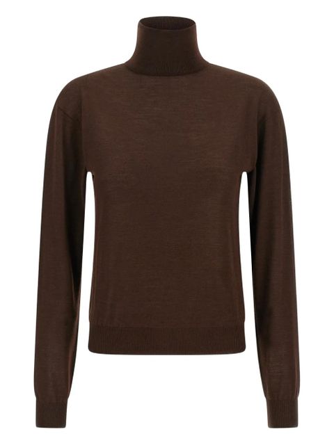 Saint Laurent turtleneck sweater - Brown - zdjęcie produktu nr 1