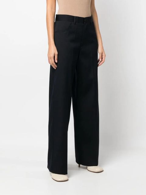 Jil Sander straight-leg trousers - Blue