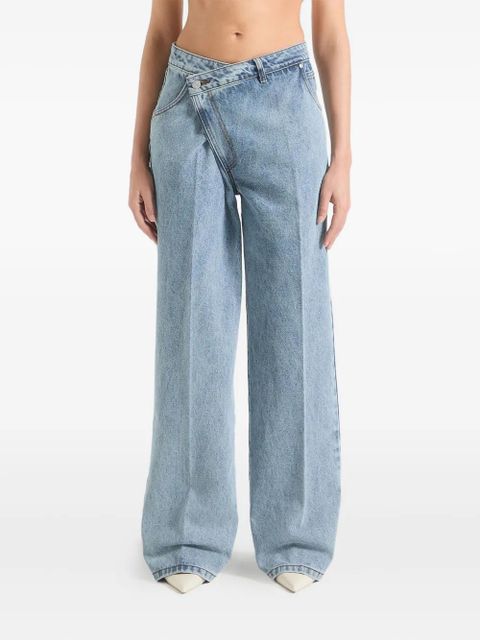 Manière De Voir Astrid wrapover jeans - Blue - zdjęcie produktu nr 1