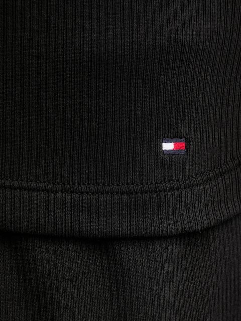 Tommy Hilfiger longsleeve piżamowy kolor czarny UW0UW06071