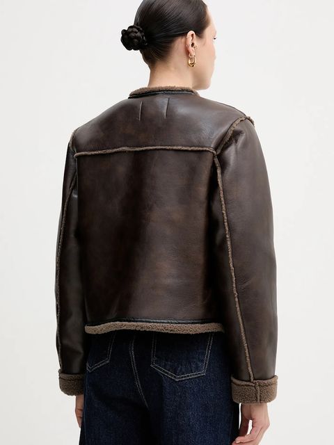 Hoss Intropia kurtka kolor brązowy przejściowa 5452476 - zdjęcie produktu nr 2