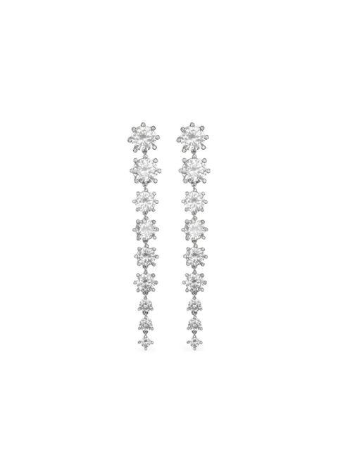 Jennifer Behr dégradé crystal earrings - Silver - zdjęcie produktu nr 1