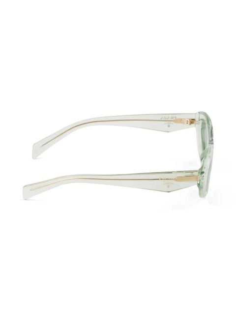 Prada Eyewear Symbole oval-frame sunglasses - Green