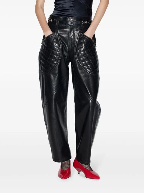 ISABEL MARANT Catarina tapered trousers - Black