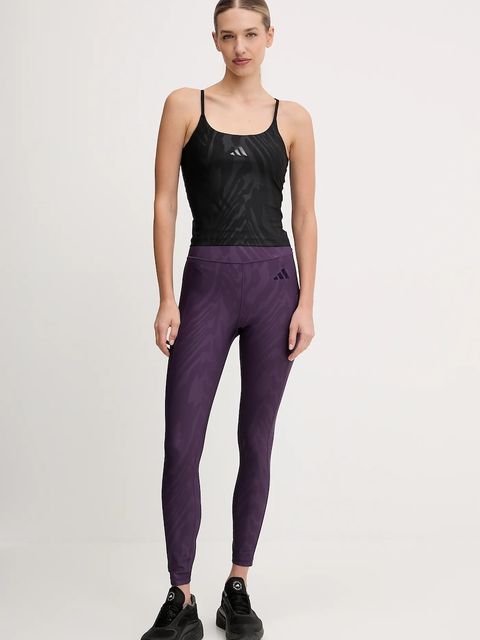 adidas Performance top treningowy Aop Optime kolor czarny JV6961