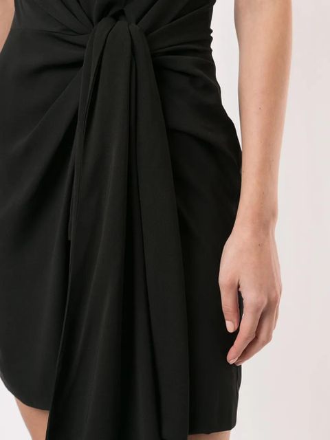 16Arlington strapless draped mini dress - Black