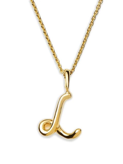 Missoma mini initial L pendant necklace - Gold - zdjęcie produktu nr 2
