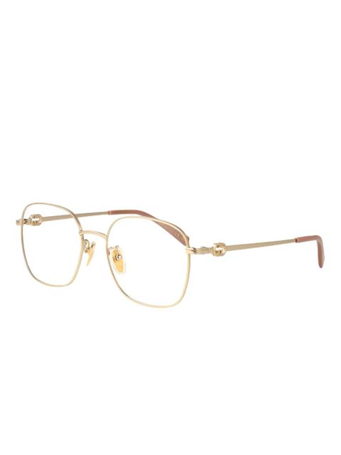 Gucci Eyewear round-frame glasses - Gold