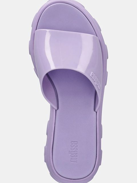 Melissa klapki MELISSA ELLA SLIDE AD damskie kolor fioletowy na platformie M 35882.BH683