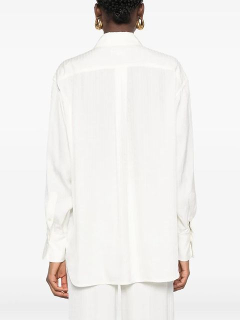 Victoria Beckham monogram shirt - White