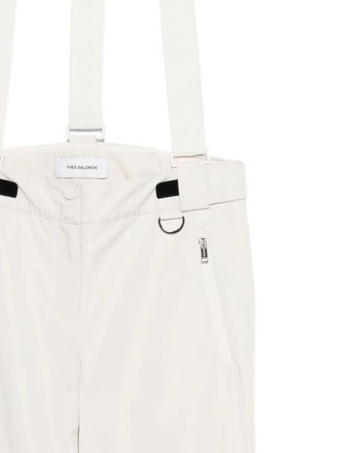 Yves Salomon suspenders ski pants - Neutrals