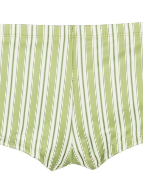 Faithfull the Brand Olina striped bikini bottom - Green