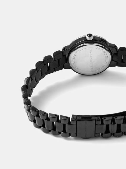 Karl Lagerfeld zegarek damski kolor czarny R0553104506