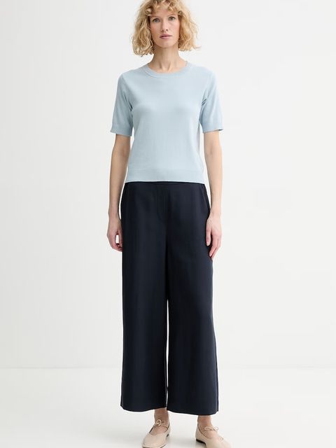 Marc O'Polo spodnie z domieszką lnu - zdjęcie produktu nr 1