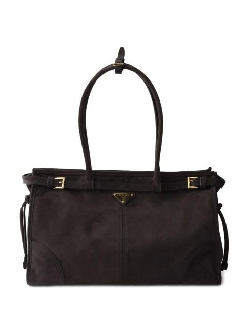 Prada large Bonnie tote bag - Brown - zdjęcie produktu nr 1