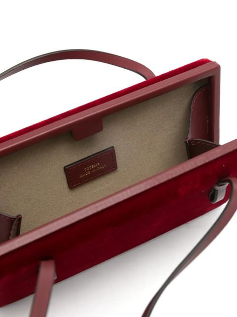 TOTEME cocktail velvet shoulder bag - Red