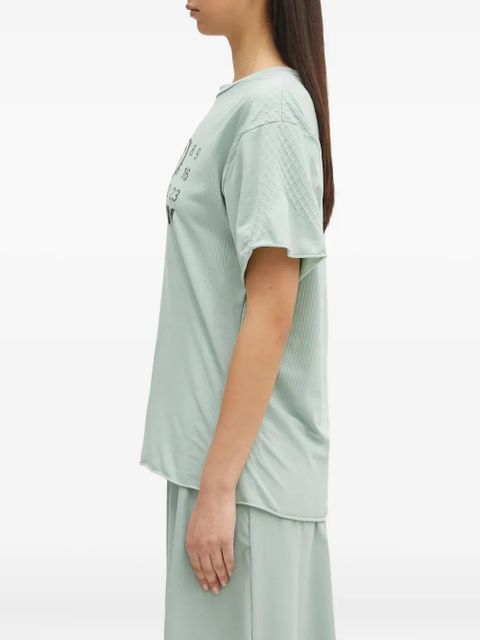 MM6 Maison Margiela x Salomon print textured seamless T-shirt - Green - zdjęcie produktu nr 2