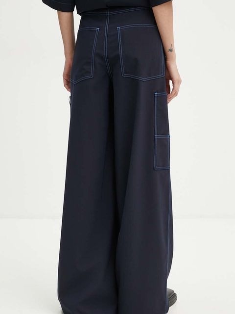 Sunnei spodnie z domieszką wełny