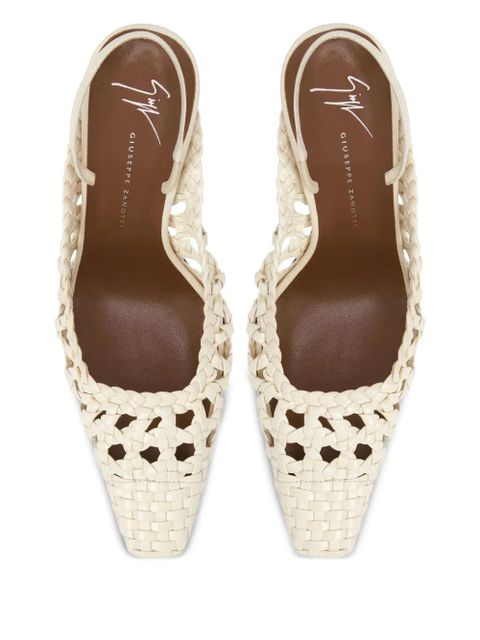 Giuseppe Zanotti 90mm Brendha Cage pumps - White